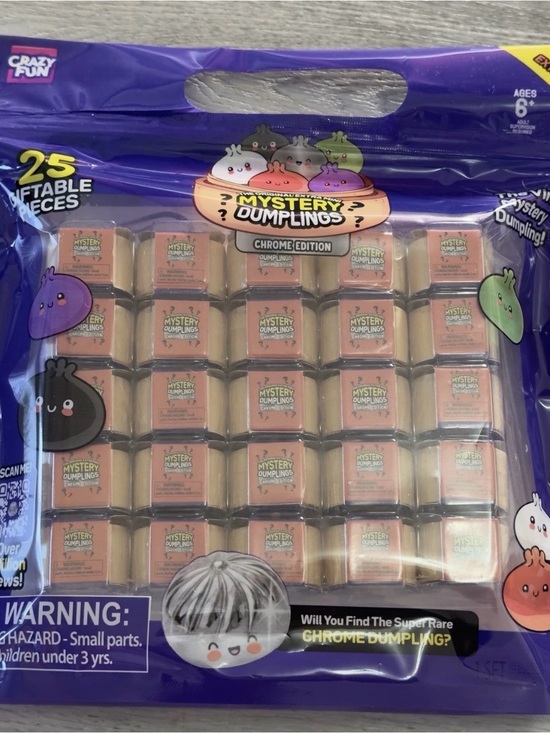 RMS Other - Authentic RMS Crazy Fun Extra Mini Mystery Dumpling Chrome Edition 25 Pack NEW